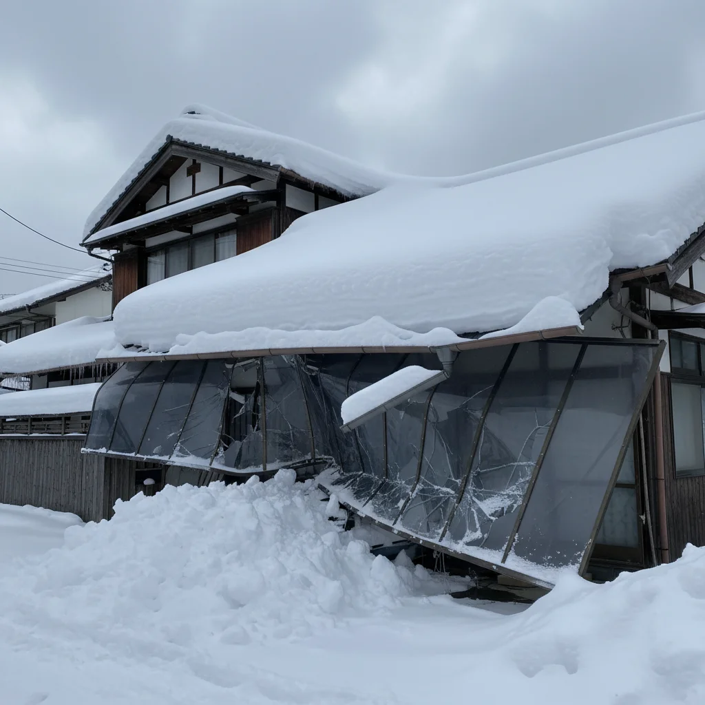 雪災による被害のイメージ