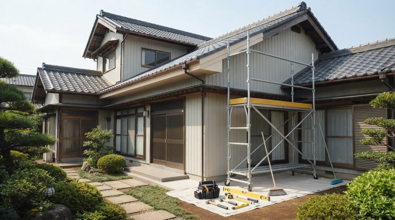 住宅の復旧工事を実施